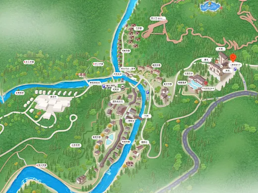 小榄镇结合景区手绘地图智慧导览和720全景技术，可以让景区更加“动”起来，为游客提供更加身临其境的导览体验。